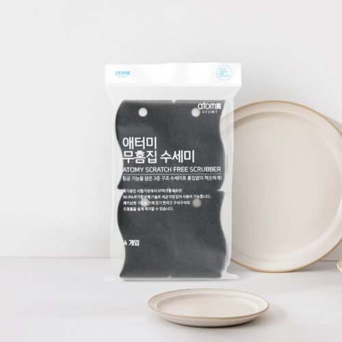Атоми Губка, не оставляющая царапин (4 шт.)